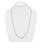 Diamond-Cut Rope Chain in 14K Yellow Gold, 3.5mm