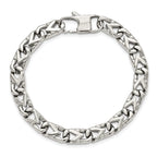 Stainless Steel Polished 8mm Fancy Link Bracelet