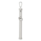 Sophia Jewelers 925 Sterling Silver Hollow Cross Pendant with Anti-Tarnish Finish
