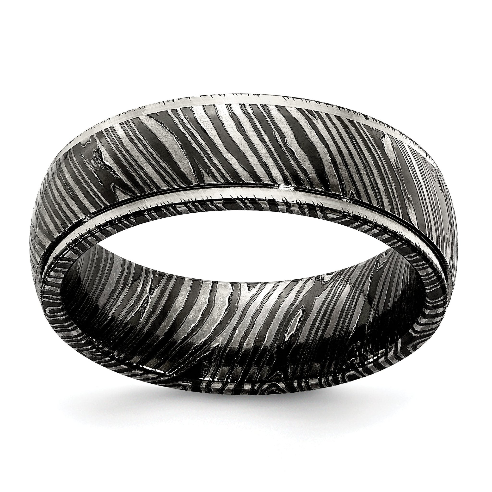 Edward Mirell Timoku 7mm Domed Step Edge Band Main image