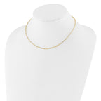 14K Polished Fancy Link Necklace