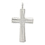 Sterling Silver 925 Cross Pendant with Polished Anti-Tarnish Finish