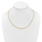 14K Adjustable 2.5mm Semi-solid Spiga Chain