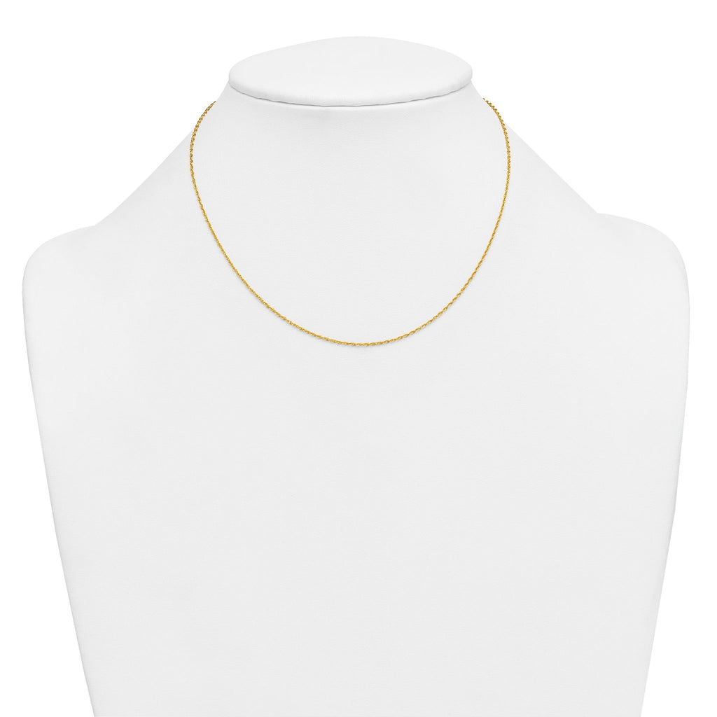 Rope Chain Necklace in 14/20 Gold Filled, 1.2mm