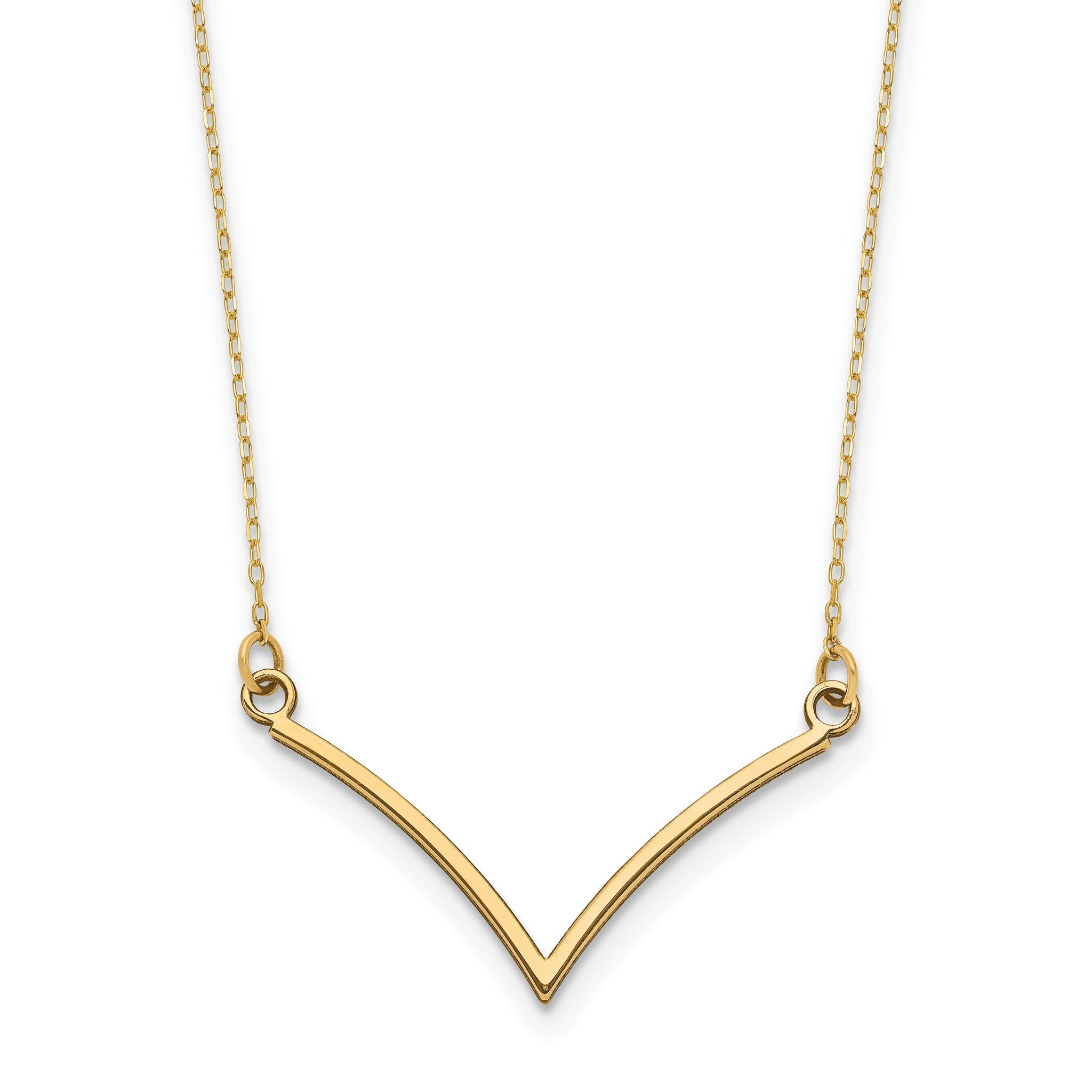 10k V Necklace Main image