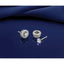 14K White Gold 1 ct Lab-Created Diamond VS+ F+, 4-Prong Stud Earrings