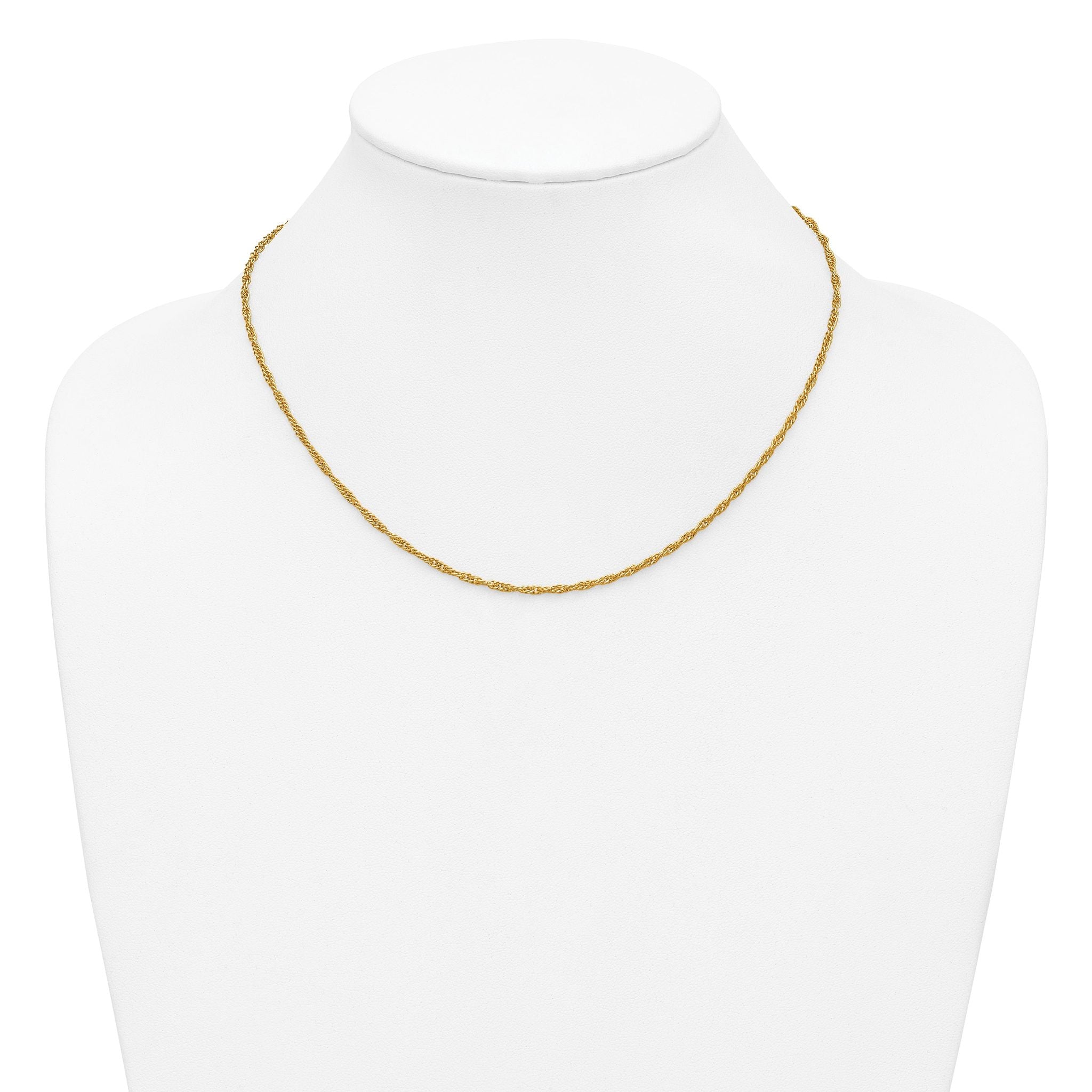 Singapore Chain Necklace in 14/20 Gold Filled, 2mm