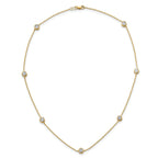 True Origin 14k 1 3/4 carat Lab Grown Diamond VS+ F+ Complete 18 inch Seven Station Necklace