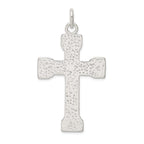 Sterling Silver 925 Latin Crucifix Pendant with Polished Anti-Tarnish Finish