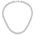Sterling Silver Cable 6.75mm Necklace