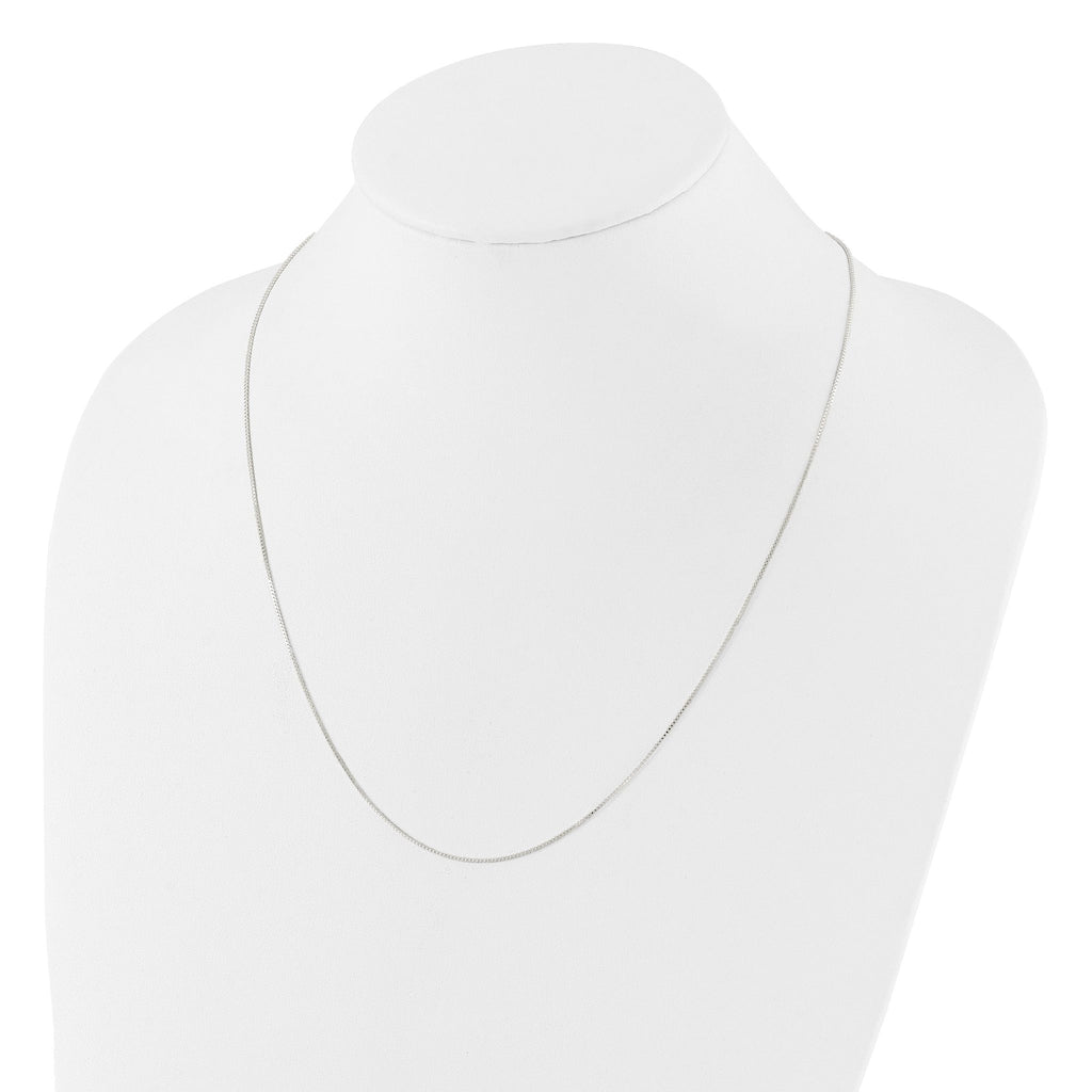 Sterling Silver Polished Adjustable Necklace