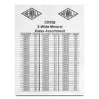 93-piece 2.0/2.5/3.0mm Extra-Wide Mineral Crystal Assortment