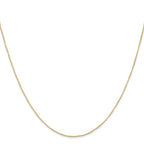 Curb Chain Necklace in 14K Yellow Gold, 0.5mm