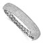 Sterling Shimmer Sterling Silver Rhodium-plated 568 Stone CZ PavÃÂ¢Ã¢âÂ¬ÃÂ¡ Hinged Bangle