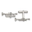 Stainless Steel Polished Trumpet Cuff Links