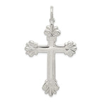 Sterling Silver 925 INRI Cross Pendant with Polished Anti-Tarnish Finish