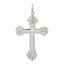 Sterling Silver 925 INRI Cross Pendant with Polished Anti-Tarnish Finish