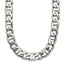 Sophia Jewelers Men's Polished Stainless Steel 24 Chain Necklace Gift-Ready
