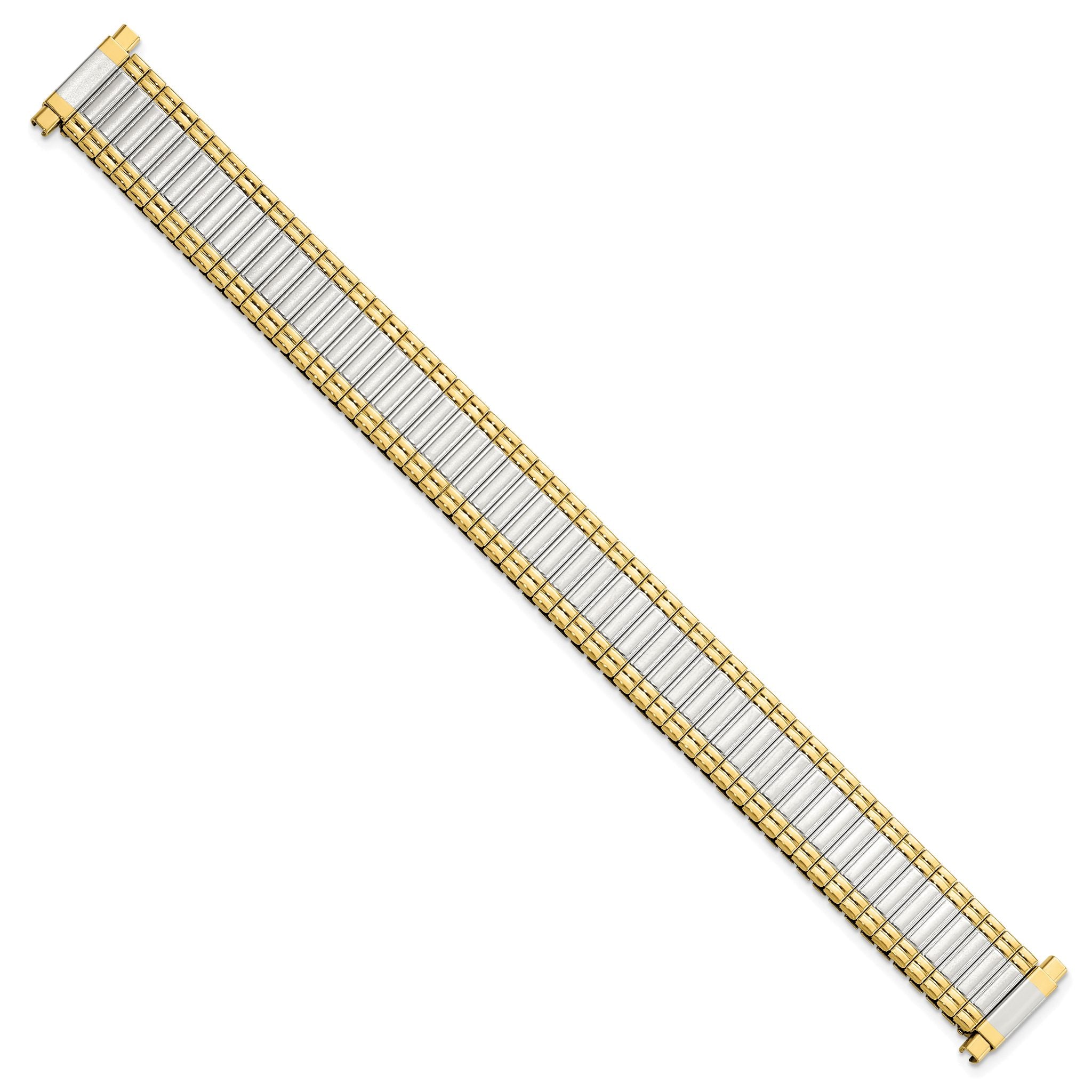 Two-Tone Expansion Watch Band in Stainless Steel Secondary image