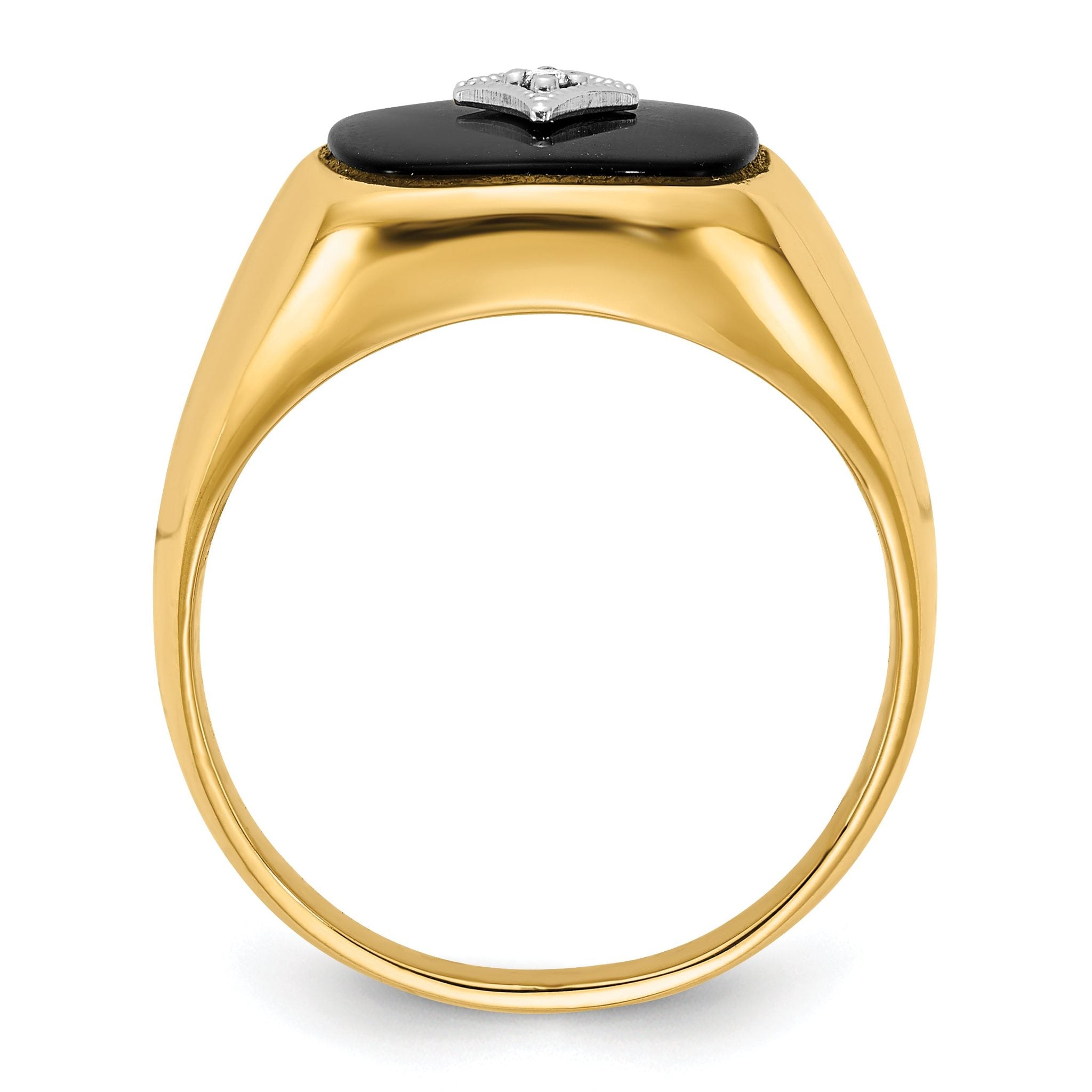 14K VS Diamond men's ring Secondary image