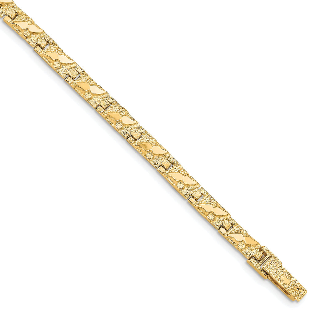 10k 5.5mm NUGGET Bracelet