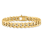 14K Polished Fancy Link Bracelet