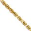 6.5mm 14K Yellow Gold Diamond-Cut Rope Chain