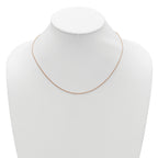 Diamond-Cut Rope Chain in Rose-Plated Sterling Silver, 1.2mm