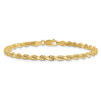 Diamond-Cut Rope Chain in 14K Yellow Gold, 3.5mm