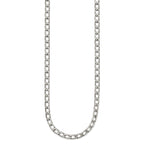 Chisel Men's Polished Stainless Steel Curb Necklace Gift Ready 24 Inch