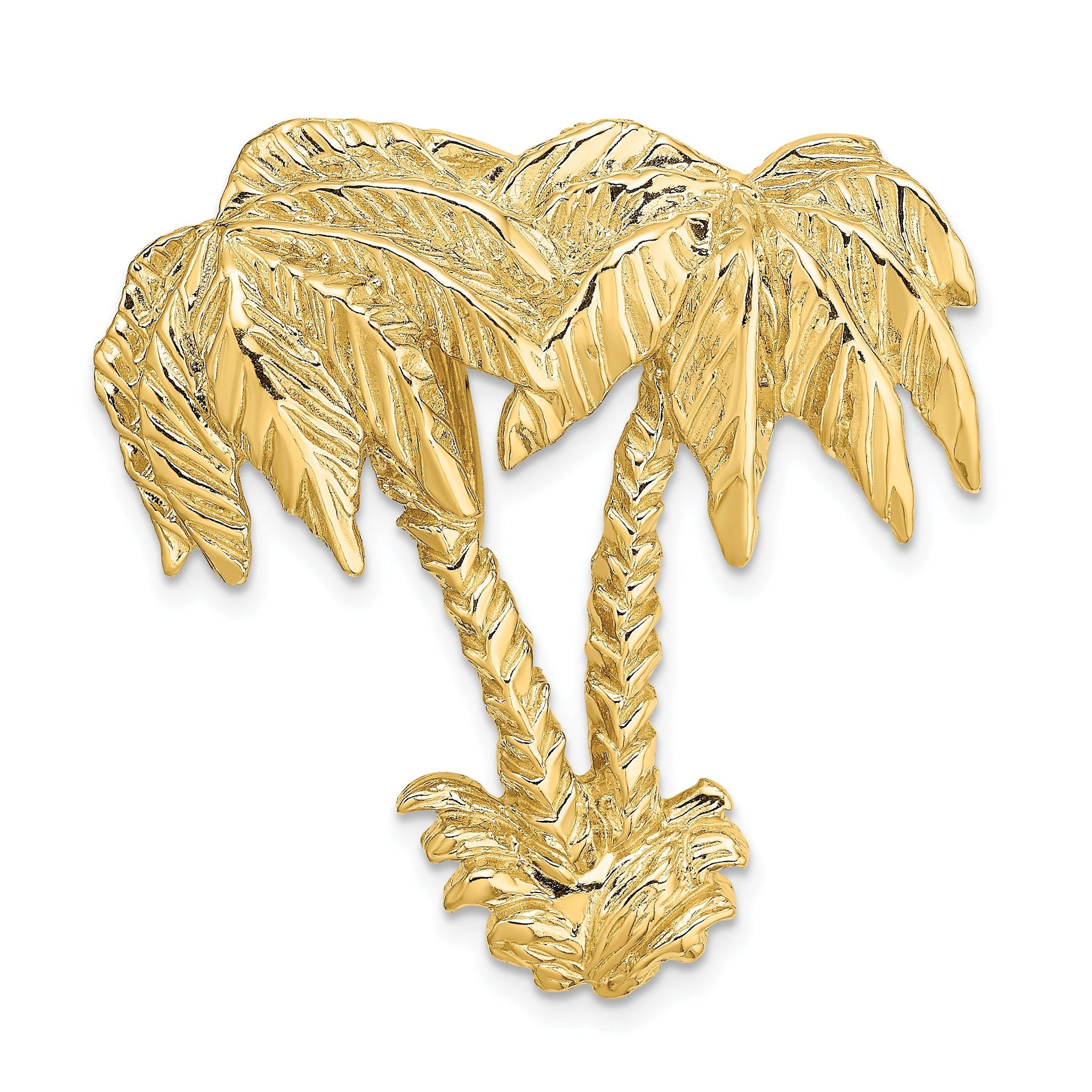 14k Double Palm Tree Slide Main image
