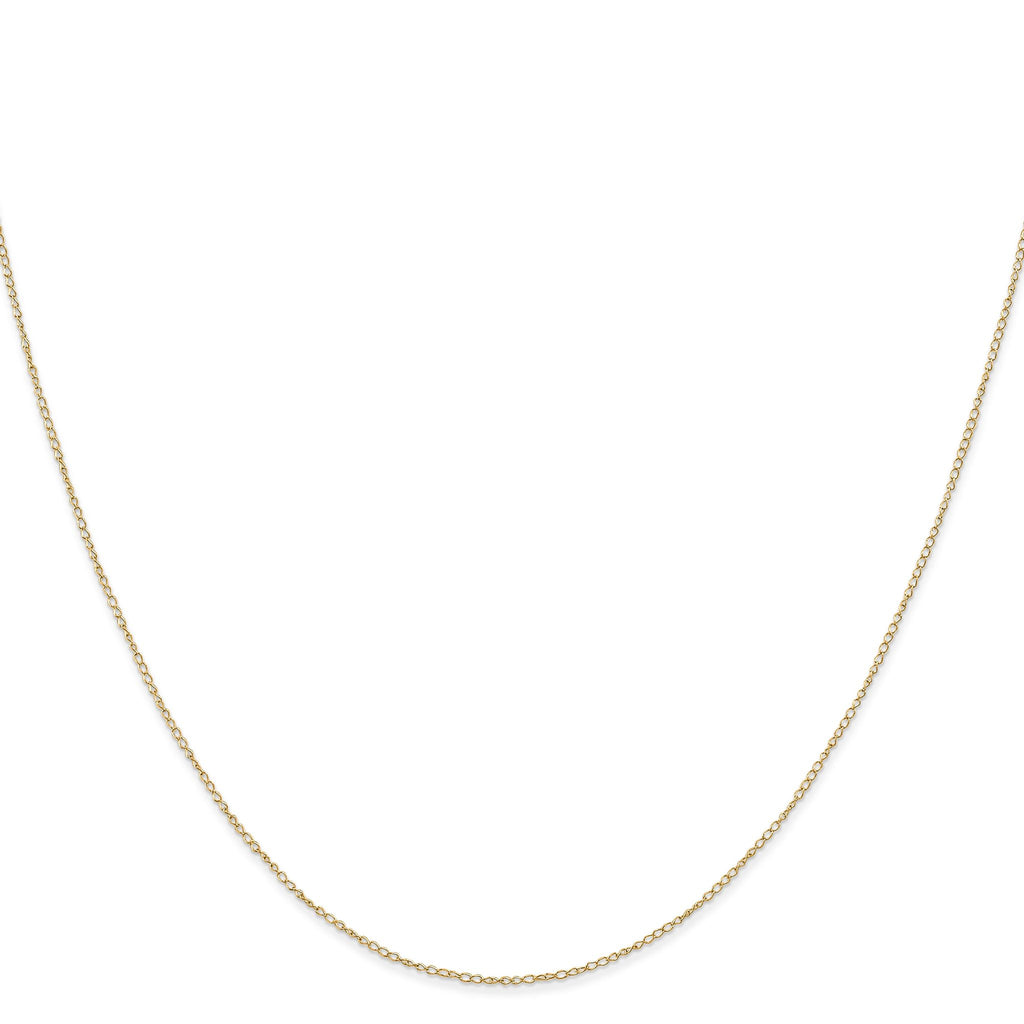 Curb Chain Necklace in 14K Yellow Gold, 18"