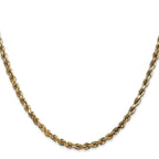 Diamond-Cut Rope Chain in 14K Yellow Gold, 3.5mm