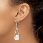 Stainless Steel Polished Drop Dangle Earrings for Women