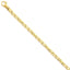 14K Gold Polished Fancy Link Bracelet with Elegant Lobster Clasp