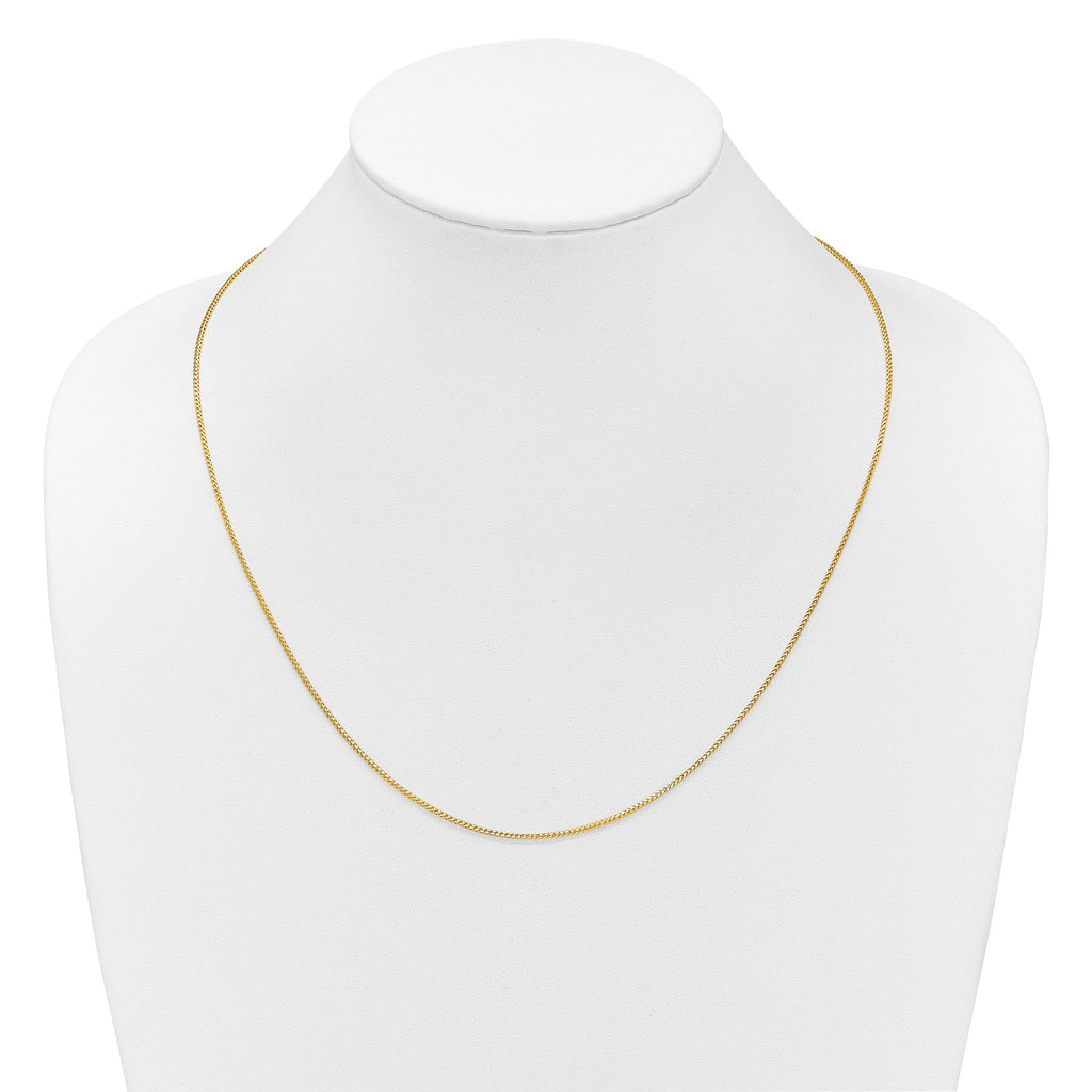 14K Adjustable 1.25mm Franco Chain