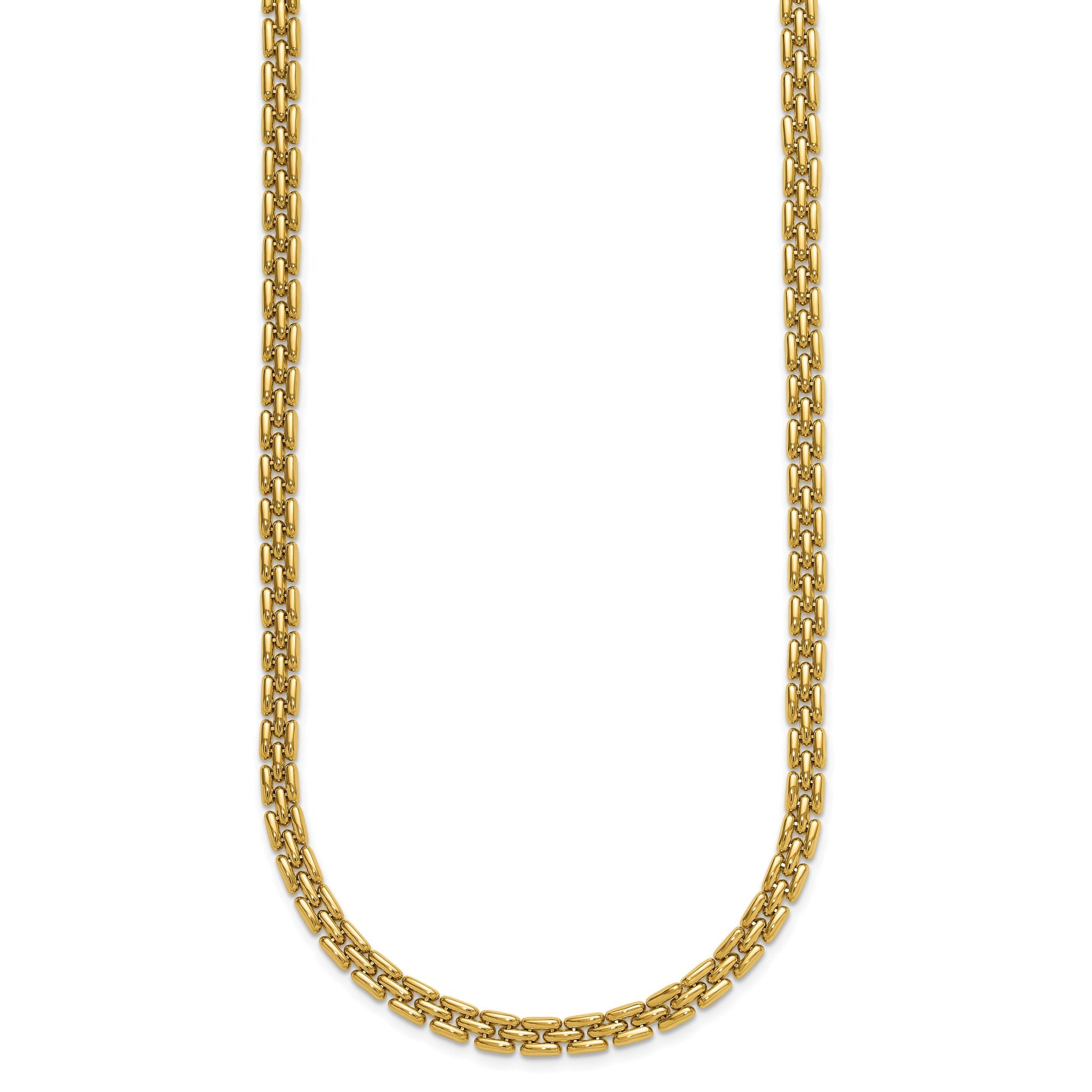 14K Polished 6.3mm Fancy Link Necklace Secondary image