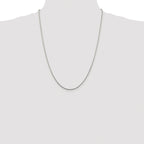 Snake Chain Necklace in Sterling Silver, 1.25mm