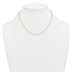 14K Gold Filled 1.5mm Ball Chain Necklace with Lobster Clasp