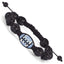 Crystal Adjustable Macrame Football Bracelet for Jewelry Lovers