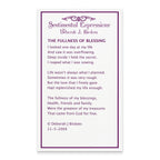 Sentimental Expressions Sterling Silver Rhodium-plated CZ Fullness Of Blessings 18in Necklace