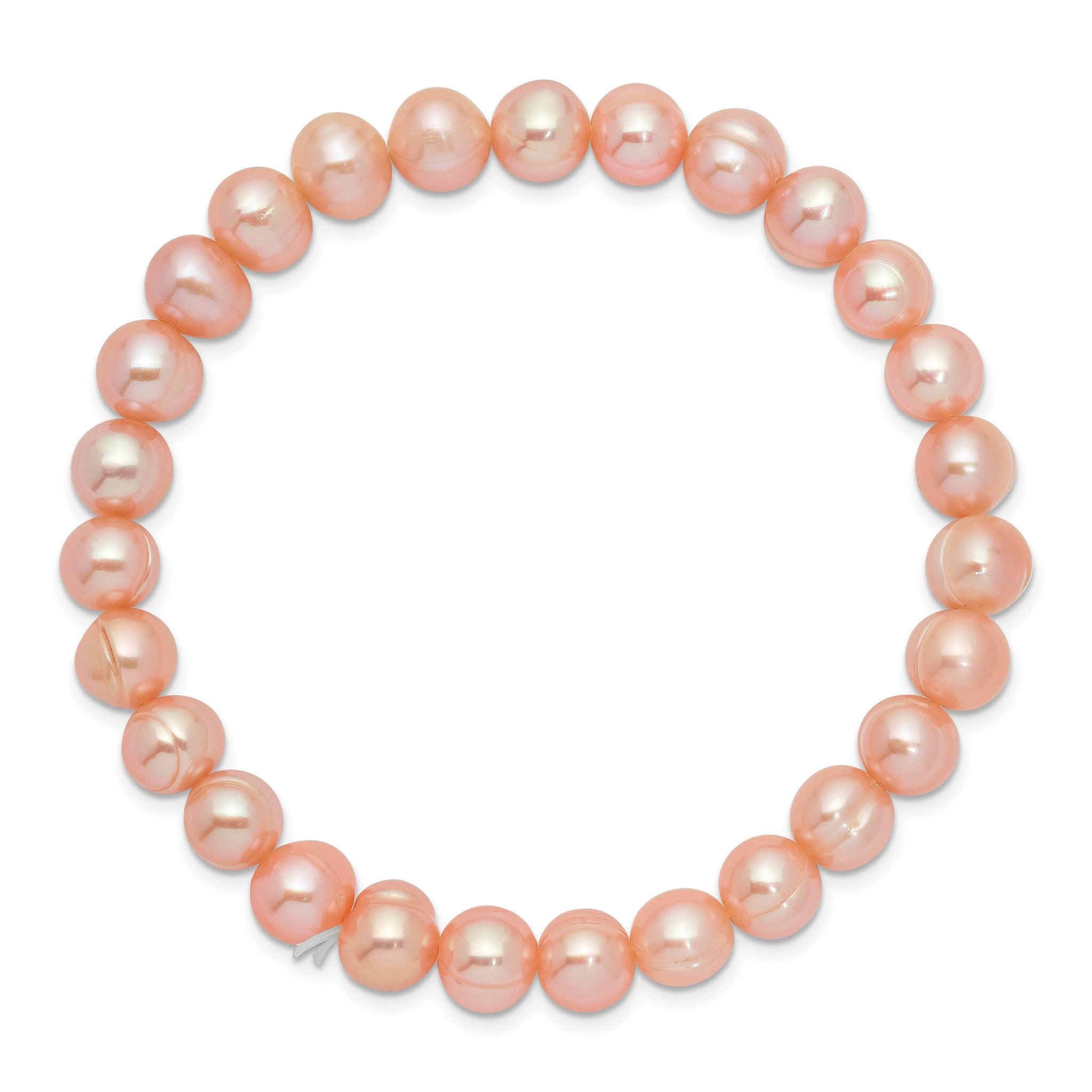 6-7mm Pink Freshwater Cultured Pearl Stretch Bracelet Secondary image
