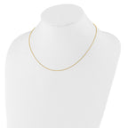Round Cable Adjustable Chain in 14K Yellow Gold