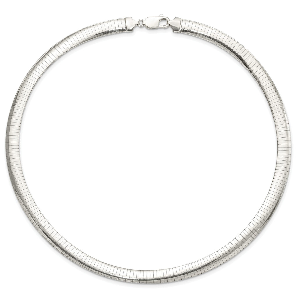 Sterling Silver 8mm Cubetto Necklace