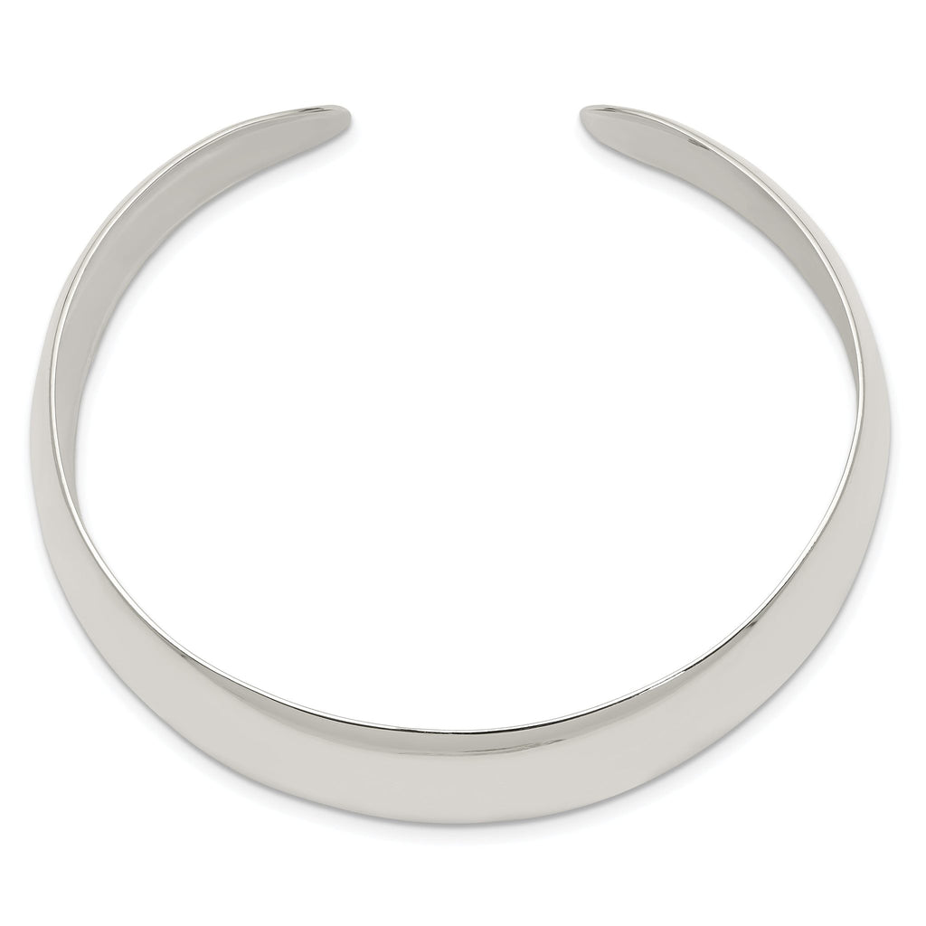 Sophia Jewelers Sterling Silver 925 Polished Cuff Bracelet Engravable