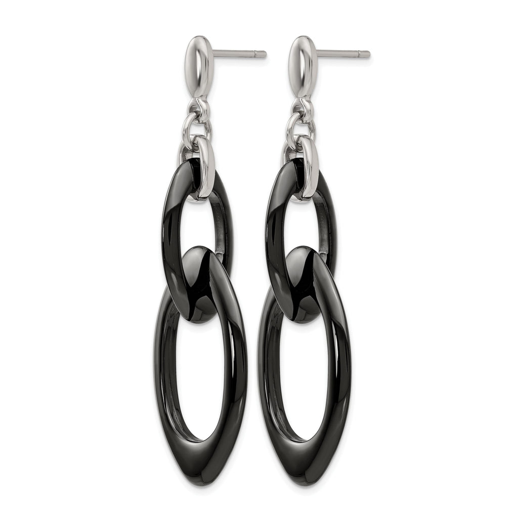 Stainless Steel Polished Drop Dangle Earrings for Women