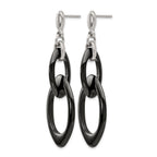 Stainless Steel Polished Drop Dangle Earrings for Women