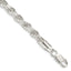 Diamond-Cut Rope Chain in Sterling Silver, 5.75mm
