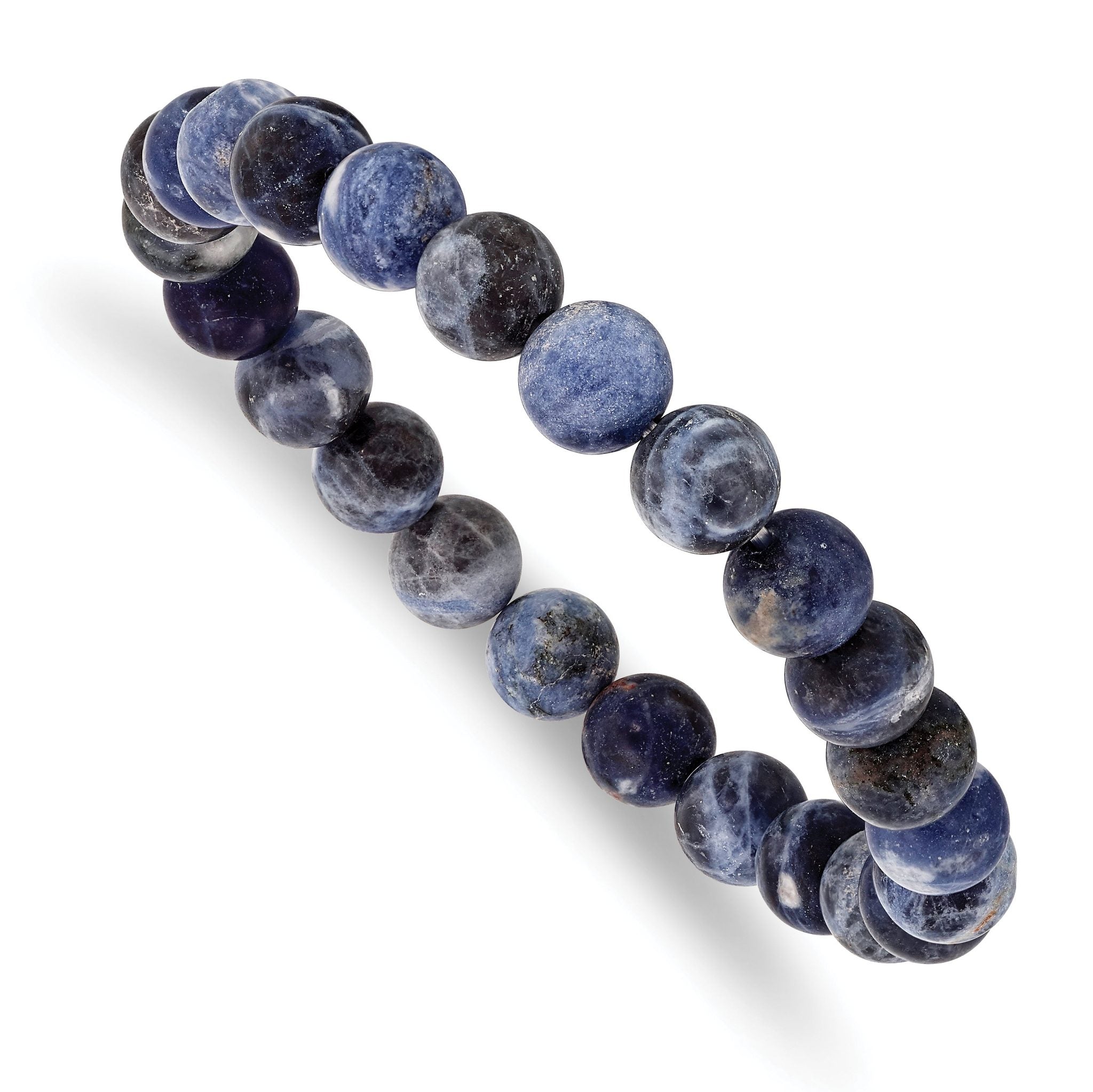 8mm Sodalite Agate Beaded Stretch Bracelet Main image