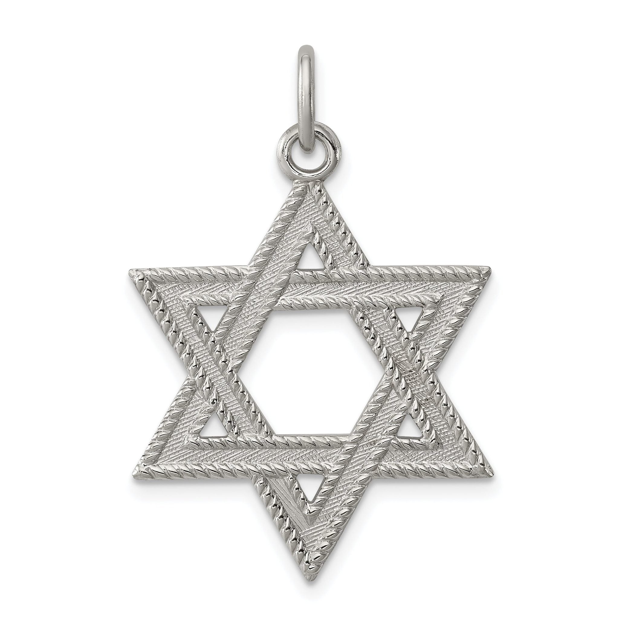 Sophia Jewelers Sterling Silver Star of David Charm Polished Anti-Tarnish Main image